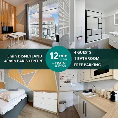 Le Delta Bailly - Appartement Pour 4 Personnes Disneyland Paris Exterior foto